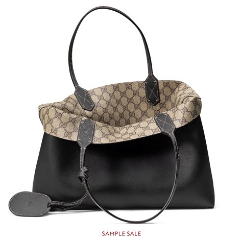 gucci large tote leather|Gucci leather tote sale.